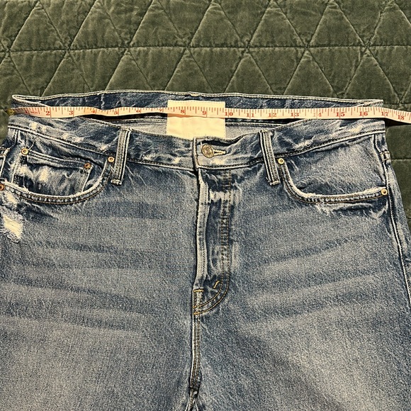 MOTHER Superior The Scrapper Cuff Ankle Jeans in Take Me Higher - Picture 15 of 16